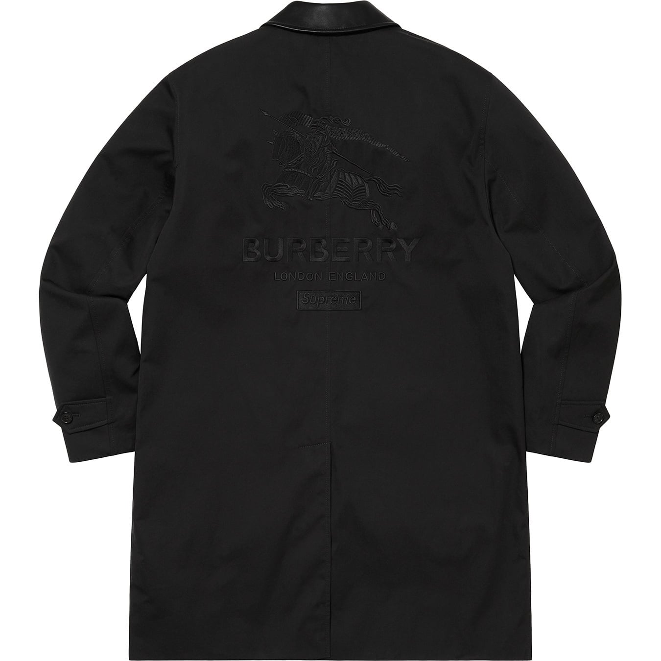 Supreme®/Burberry® Leather Collar Trench view 9